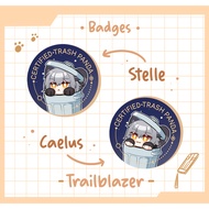 (Honkai: StarRail) Trailblazer Trash Panda badges