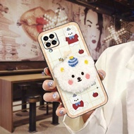 Back Cover Plush Phone Case For Samsung Galaxy M12/F12/SM-M127F/F127G/M12FG/A12 4G Anti-knock Silico