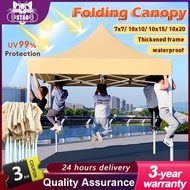SPORT Full Set khemah niaga folding Canopy 10x10 heavy duty khemah camping Tent Thickened frame Cano