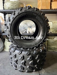 เฉพาะยางขอบ9 เฉพาะยางขอบ 10 ยางเอทีวีขอบขอบ9 ลายจุด ยางหน้า 20*7-10 / ยางหลัง 19*10-9 ยางหลังatv Zho