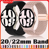 22mm 20mm Nylon Strap for Samsung Galaxy Watch 6 5 4 Tali Pengganti Garmin Watch / Huawei Watch GT 2