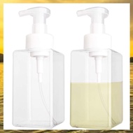 (P U T L)2 Pack Foaming Soap Dispenser 15Oz Refillable Foam Liquid Hand Soap Empty Plastic Pump Bott
