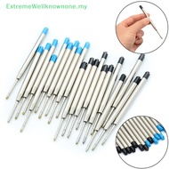 EWMY 10 Pcs blue ink parker style standard 1.0mm ballpoint pen refills nib medium HOT