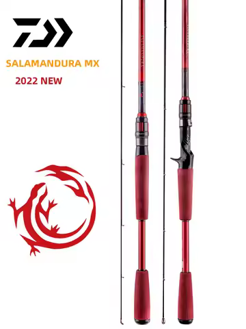 2022 NEW DAIWA SALAMANDURA MX Spinning/Baitcasting Lure Fishing Rod High Carbon 2S Fast Action FUJI