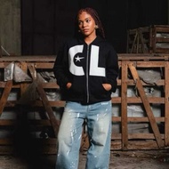 SWEATER HOODIE DOUBLE ZIPPER BOXY CDL CALLE DE LARACHE OVERSIZE UNISEX S-XXL