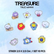 Treasure Truz Minini Sticker set (1 set = 10pcs)