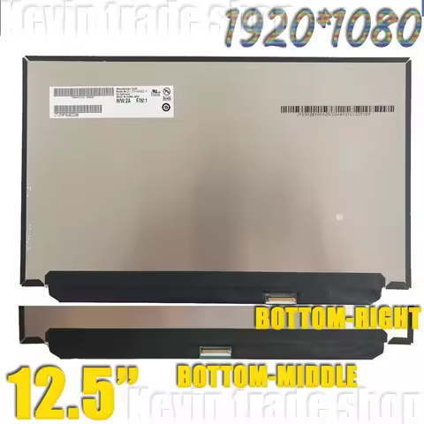 12.5" FHD IPS for Lenovo Thinkpad X260 X270 X280 Laptop LCD SCREEN Display matrix 1920*1080