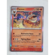 Pokemon 151 flareon holo card