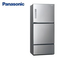 【Panasonic 國際牌】無邊框鋼板578公升三門冰箱(晶漾銀) NR-C582TV-S