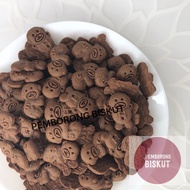 Pemborong Biskut Timbang Biskut Coklat Teddy Bear / Chocolate Teddy Bear Biscuit (500g)