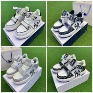Mlb chunky Liner Mid NY 4-color shoes, high quality Mid-neck mlb shoes