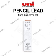 Uni Nano Dia Pencil Lead 0.7 mm 2B Mechanical Pencil Lead 2B - 0.7 mm