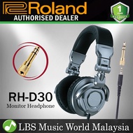 Roland RH-D30 Monitor Headphone Stereo Circumaural (RHD30 RH D30)