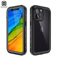 Shellbox สำหรับ iPhone 13Pro Max/13Pro/13เคสใส IP68โทรศัพท์กันน้ำ