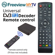 Universal My freeview MYTV decoder Remote control DVB DVB-T2 DVBT2 Set Top tv Box digital receiver s