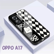 (U 005) Case Kaca Oppo A17 A17K - Casing Hp Oppo A17 A17K - Case Cantik Oppo A17 A17K - Case Keren Oppo A17 A17K - Softcase Kaca Hp Oppo A17 A17K