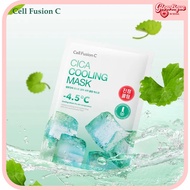 Cell Fusion C Post Alpha Cica Cooling Mask 5pcs Korean Sheet Mask Cooling Moisture Skin Care 1Box / 