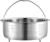 Bafnsiji Steamer Basket, Steamer Insert Baskets, 20cm Stainless Steel Steamer Insert with Handle, Steamer Basket for Instant Pot, Vegetable Steamer Basket
