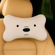Bantal Mobil We Bare Bears Lucu Dan Nyaman || Bantal Mobil Karakter We Bare Bears / 1pcs