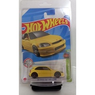 Hot Wheels '99 Honda Civic Type R [EK9] [Japan Card] + [FREE PROTECTOR CASE]