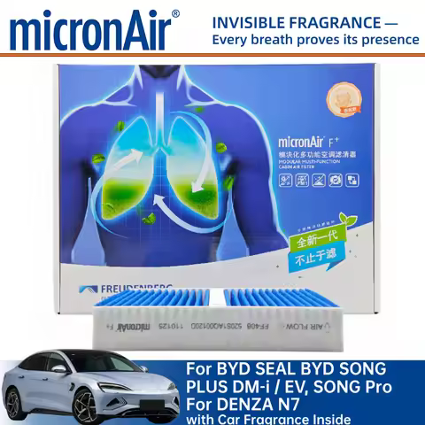 For BYD SEAL For BYD SONG PLUS EV SONG Pro For DENZA N7 micronAir Cabin Filter FF408 Car Fragrance I