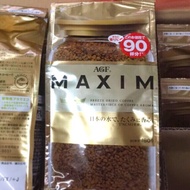 กาแฟ แม็กซิม Maxim (สีทอง) จากญี่ปุ่นแท้100% ถุงใหญ่ 170g. อร่อยมาก