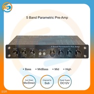 AE-SSR PRE -AMP 5 BAND PARAMETRIC EXTREME BASS CAR AUDIO
