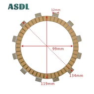 134X119X99X3mm 250CCรถจักรยานยนต์กระดาษแผ่นคลัตช์แรงเสียดทานชุดสำหรับHYOSUNG GT250สำหรับKawasaki Z250 11-13 Ninja250มอเตอร์รถมอเตอร์ไซค์แบบสตรีทสกูตเตอร์