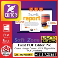 Foxit PDF Editor Pro 13.1.7 - Create, Manage, Convert, OCR, ESign & Edit PDF Documents | Windows - S