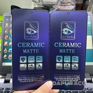 Temper GLASS BLUE CERAMIC MATTE ANTI-RADIATION ANTI-SHARP XIAOMI REDMI NOTE 11 REDMI NOTE 11-4G REDM
