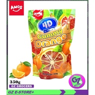 AMOS 4D Gummy Orange Slices 350g GZESTORE