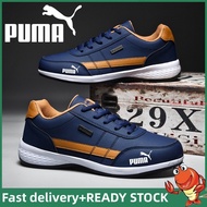 Ready Stock Plus Size 38-48 Men's Sports Shoes Kasut Badminton Kasut Sukan Black Sneakers Men Outdoor Shoes Breathable Shoes Men Leather Shoes v1