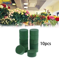 Hellery 10x Round Floral Foam Blocks Round Flower Foam Blocks Flower Arrangements Green