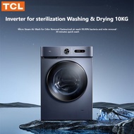 ✅FREE SHIPPING✅ Tcl Combo Washer Dryer Drum Washing Machine Fully Automatic DD Direct Drive Frequency Conversion Washing Drying Integrated 10kg with Drying G100L130-HB dryer High temperature mite removal  drum dryer  LED Display Dry clothes machin