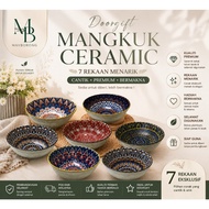 Mangkuk Doorgift Rice Bowl Bohemian Mangkuk Keramik Doorgift