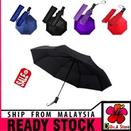 Umbrella Payung Lipat Automatik Buka Tutup Payung Satu Tangan / Payung hujan pelbagai warna