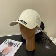 MiuMiu444 White Double C Purple Baseball Cap