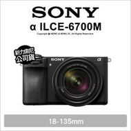 【薪創台中】Sony ILCE-6700M A6700M 18-135mm 4K120P錄影 5級防手震 單機 公司貨