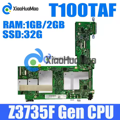 T100TAF For ASUS tablet mainboard Z3735F with CPU 32GB-SSD 1GB 2GB-RAM Motherboard Integrated graphi