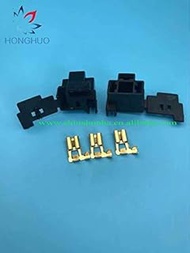 Davitu Cables, Adapters &amp; Sockets - 3 Pin3Way H4 Headlight Automotive Connector Plug Socket Housing DJD031A-1 - (Color Name: 100sets)