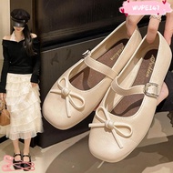 WUPEI47AD Summer Dresses Flats, Non-slip Sweet Women's Pearl Bow Tie Sandals, Fashion Soft Flat Comf