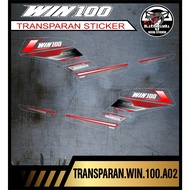 TRANSPARENT STRIPING WIN 100 STICKER TRANSPARENT LIST WIN 100 CODE A02