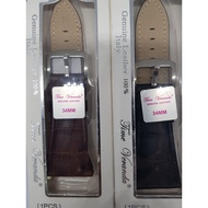 34mm quality leather watch strap