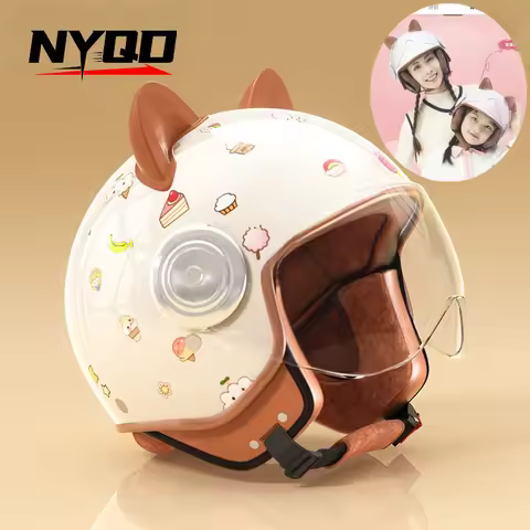 3-12Years Old Safety Protection Kids Scooter Helmets Cute Cartoon Electric Motorcycle Bicycle Motocr