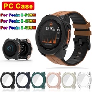 PC Watch Case For Garmin Fenix 8 43mm 47mm 51mm Screen Protector Cover With Tempered Glass Frame Fen