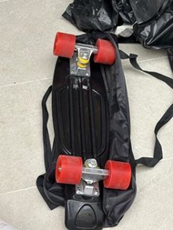 黑色Penny Board連滑板袋