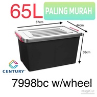 Century Storage Box With Wheel 65 Litres - 7998BC
