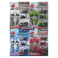 Velozi Malaysian Full Fairings Set with Decals (Complete Cover Set) For Sniper135mx Plug n Play