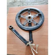 Single speed fixie bike crankset nos antiq