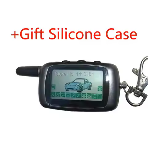 A9 LCD Remote Control Key Keychain for Russian Two way car alarm Twage StarLine A9 A8 A6 KGB FX-5 FX
